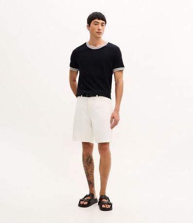 Remera Regular en Algodón Texturizado 2