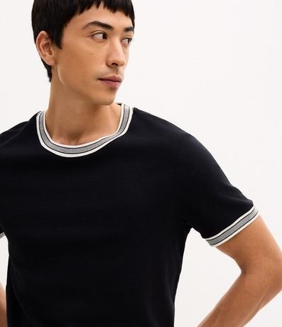 Remera Regular en Algodón Texturizado 3