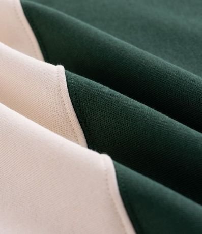 Algodón con Cuello Polo y Estampado Rayada 4