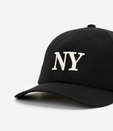 Gorra Infantil Aba Curva en Algodón con Estampa Bordada NY 4