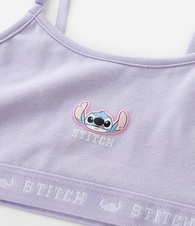 Kit 02 Sutiãs Infantiles en Algodón con Estampa Stitch - Talle 9 A 14 años 6