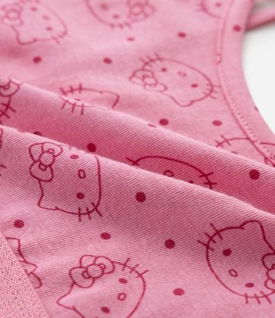 Kit 02 Sutiãs Top Infantiles en Algodón con Elástico Hello Kitty - Talle 9 A 14 años 3