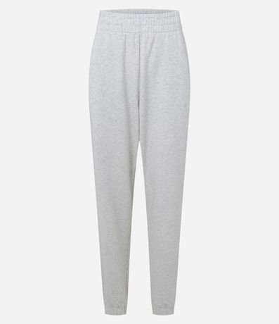 Pantalón Jogger Deportiva en Algodón con Recortes Canelados 5