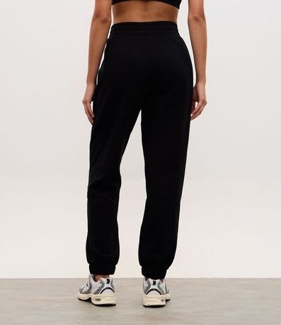 Pantalón Jogger Deportiva en Algodón con Recortes Canelados 5