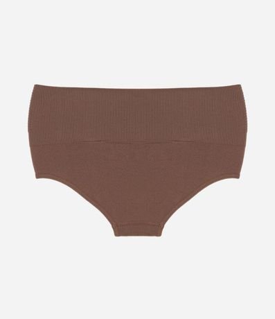 Bombacha Alta en Poliamida Seamless Acanalada 2