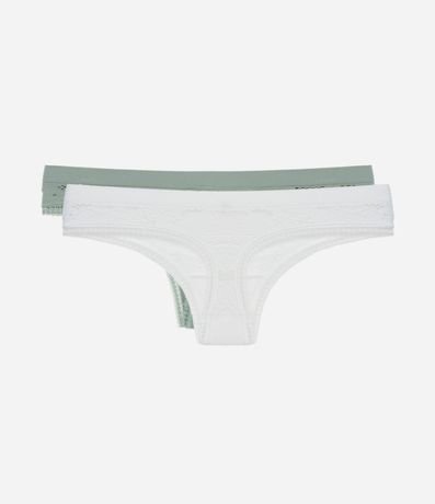 Kit 2x1 Bombacha Bikini Seamless Texturizada 2