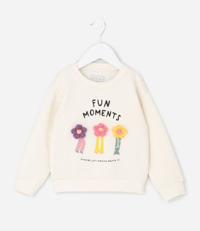 Saco Infantil con Flores 3D – Talle 1 a 5/6 años 2