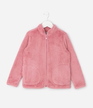 Campera Infantil Pesada con Cuello Alto y Bolsillos