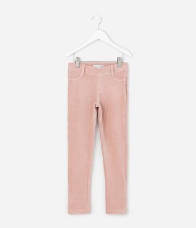 Pantalón Infantil Legging en Terciopelo Cotelê – Talle 1 a 6 años