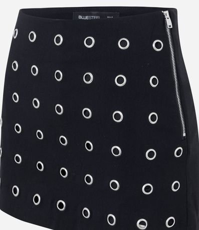 Short Pollera Corta en Bengalina con Ojale 5