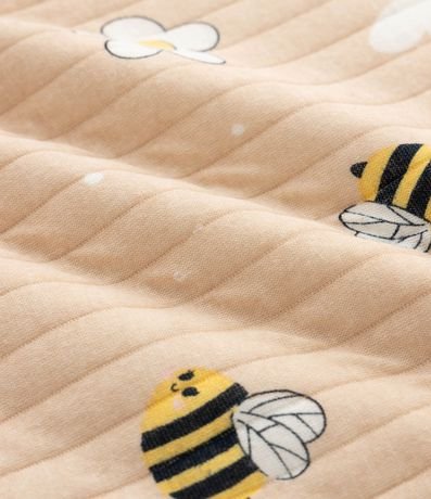 Conjunto Infantil Capitoneada con Estampa de Abejas – Talle 1 a 5/6 años 9