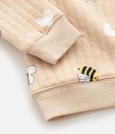 Conjunto Infantil Capitoneada con Estampa de Abejas – Talle 1 a 5/6 años 10