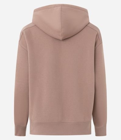 Buzo Algodón Oversized Deportivo con Bolsillo Canguro 6
