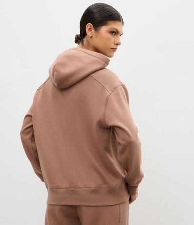 Buzo Algodón Oversized Deportivo con Bolsillo Canguro 4
