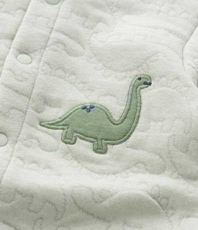 Mono Infantil Manga Larga Capitoneada con Dinosaurio – Talle 0 a 18 Meses 9