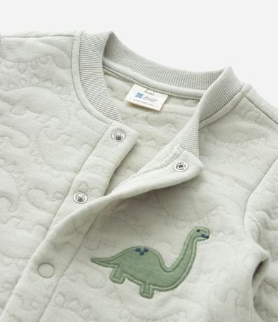 Mono Infantil Manga Larga Capitoneada con Dinosaurio – Talle 0 a 18 Meses 5