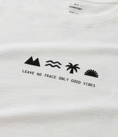 Musculosa Comfort en Algodón Texturizado con Estampa Lettering 7