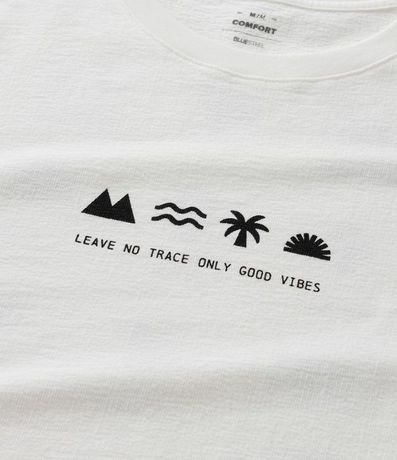 Musculosa Comfort en Algodón Texturizado con Estampa Lettering 9