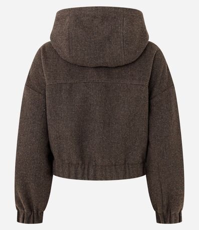 Campera Bomber con Capucha y Bolsillos Delanteros 7