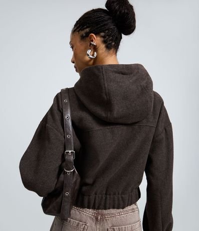 Campera Bomber con Capucha y Bolsillos Delanteros 4