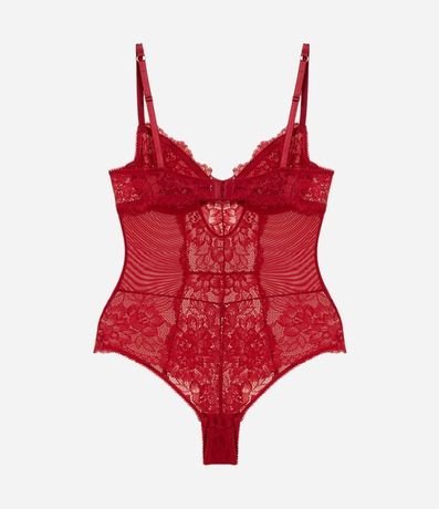 Body sin Copa con Encaje Floral 7