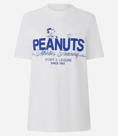 Remera T-shirt en Algodón con Estampa Peanuts Sport Training 5