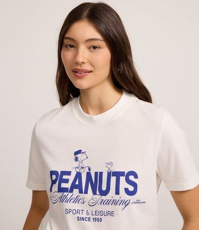 Remera T-shirt en Algodón con Estampa Peanuts Sport Training 3
