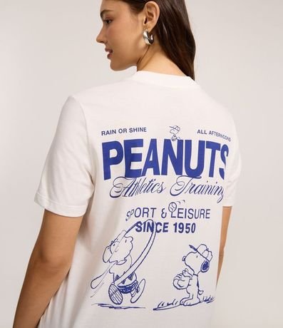 Remera T-shirt en Algodón con Estampa Peanuts Sport Training 4