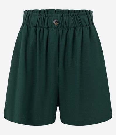 Short Runner en Viscolino con Botón en la Cintura 5