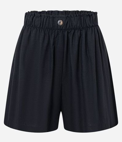 Short Runner en Viscolino con Botón en la Cintura 5