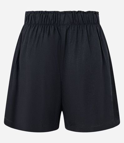 Short Runner en Viscolino con Botón en la Cintura 6