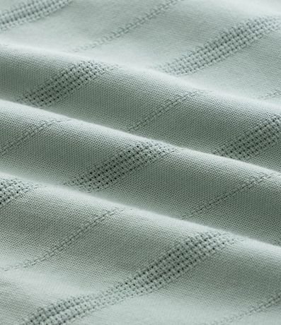 Bermuda Recta de Playa Texturizada en Rayas 3