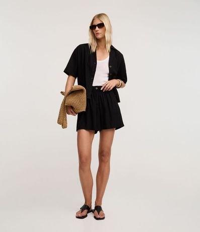 Camisa en Viscolino con Abotonado Delantero 2