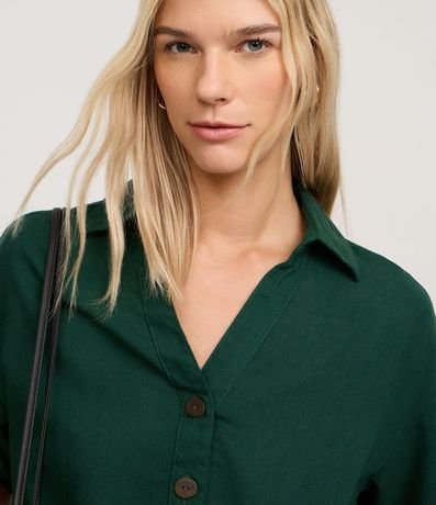 Camisa en Viscolino con Abotonado Delantero 3