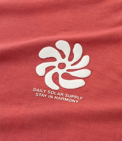 Remera Comfort en Algodón con Estampa Abstracta 7