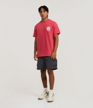 Remera Comfort en Algodón con Estampa Abstracta 2