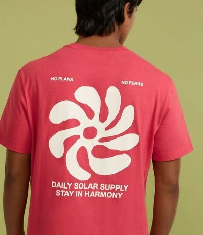 Remera Comfort en Algodón con Estampa Abstracta 3