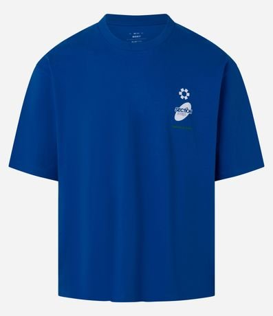 Remera Boxy en Algodón con Estampa Lettering Section 5