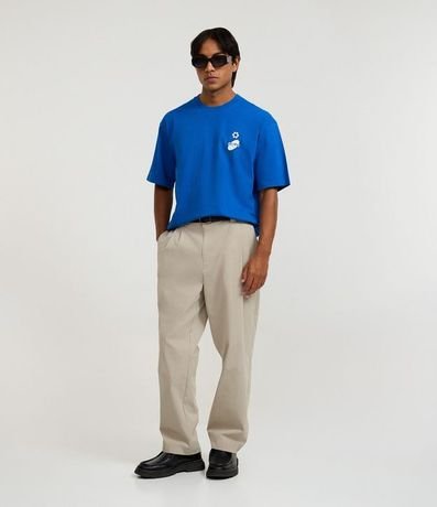 Remera Boxy en Algodón con Estampa Lettering Section 2