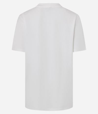 Remera T-Shirt Alargada en Algodón con Estampa Silk Summer Tropical 7