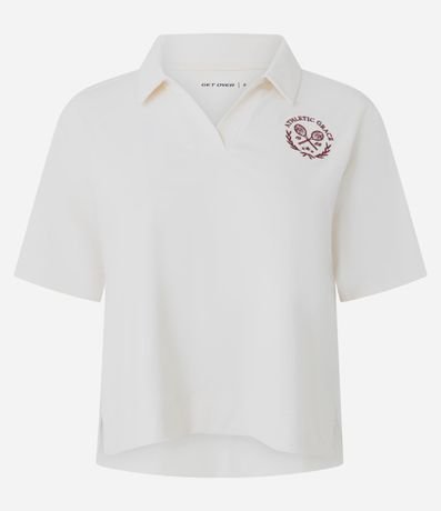 Remera Polo Deportiva en Poliamida con Bordado Athletic en el Pecho 5