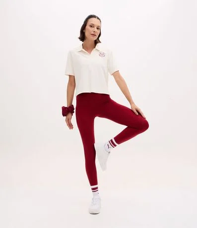 Remera Polo Deportiva en Poliamida con Bordado Athletic en el Pecho 2