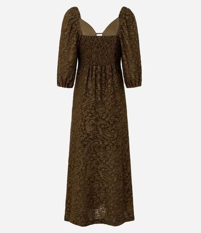 Vestido Largo en Tule con Escote V