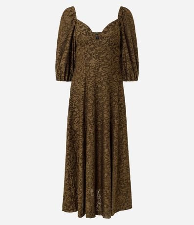 Vestido Largo en Tule con Escote V 2