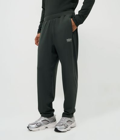 Pantalón Deportivo en Tejido Tecnológico con Lettering 2