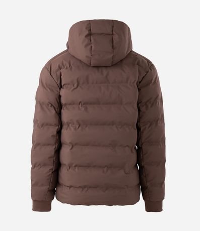 Campera Puffer Deportiva sin Costura con Capucha 3