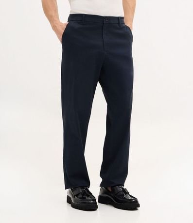 Pantalón Recto en Sarga Peletizada 2