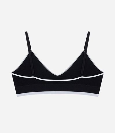 Soutien Top Seamless Texturizado con Detalle Contrastante 6
