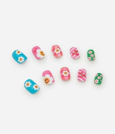 Kit con 10 Uñas Postizas Infantiles Fun Alchemia