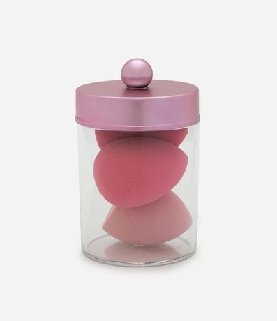 Kit con 3 esponjas y organizador con tapa Alchemia 2